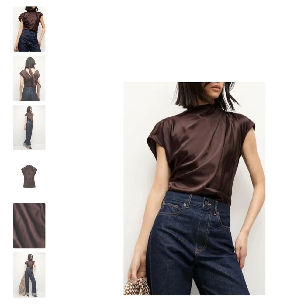 Veronica Beard Dark Brown Skirt Set - Picture 5 of 6